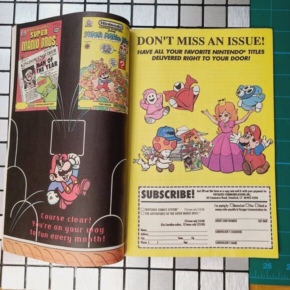 Adventures of the Super Mario Bros. #9 Nintendo Valiant Comics 1991 Peach Luigi - Picture 6 of 7